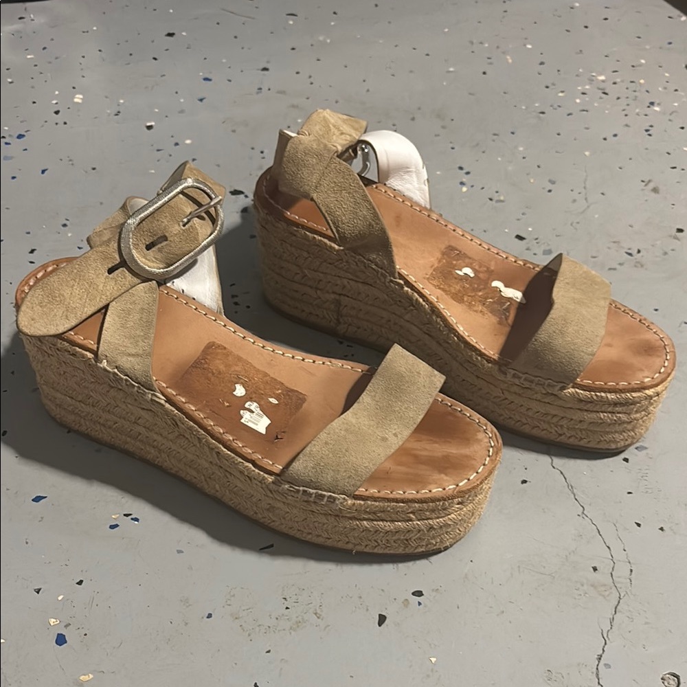 Women's green Platform Sandals Rag & Bone size 39 fit like a 9